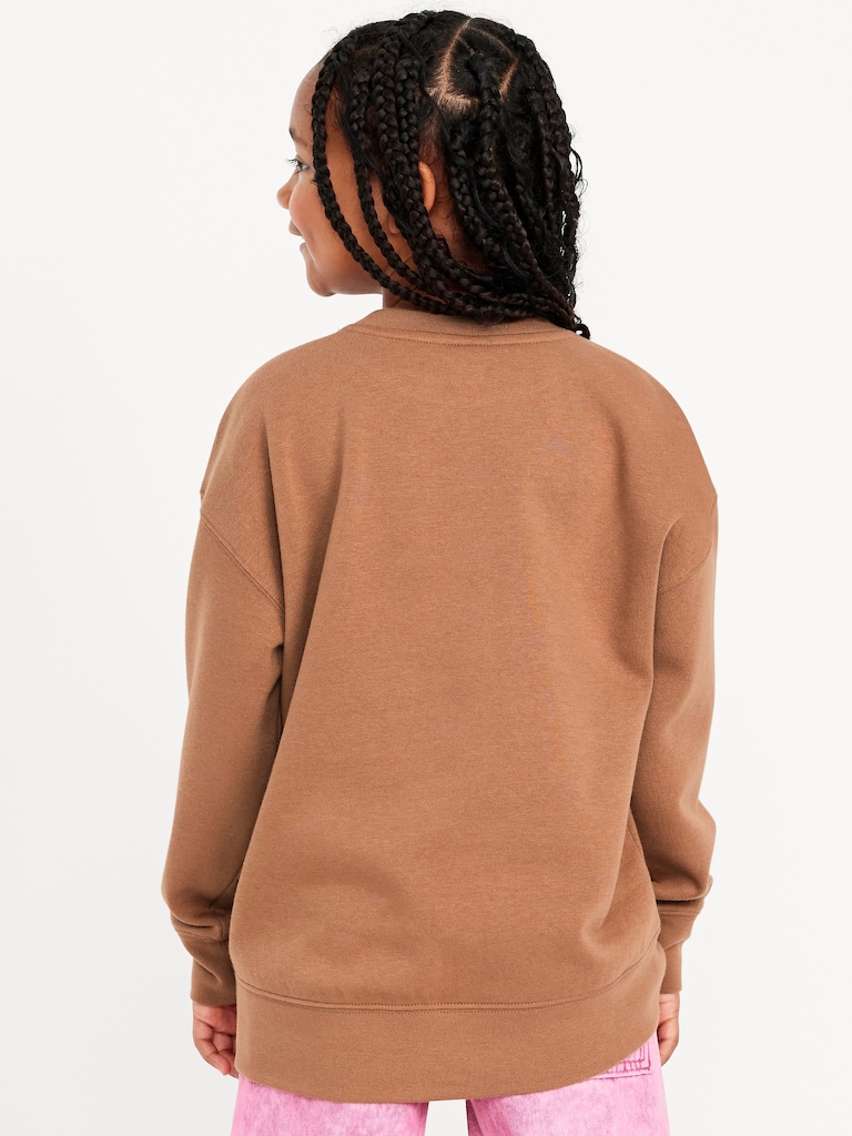 Hello Kitty® Oversized Graphic Tunic Sweatshirt for Girls