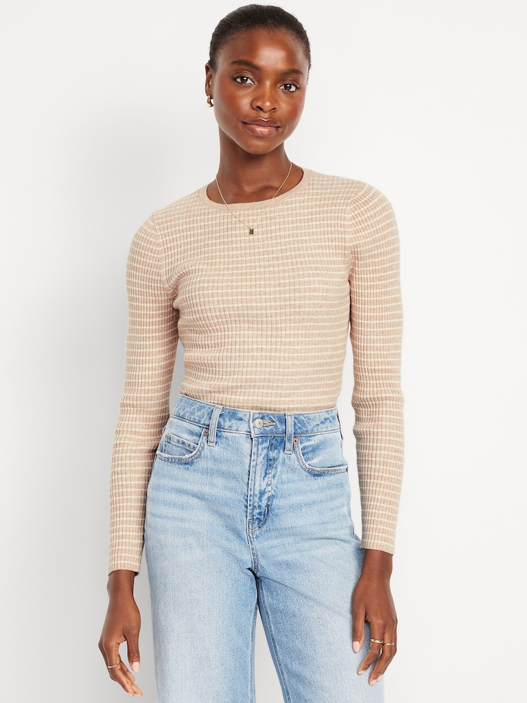 SoSoft Lite Ribbed Crew-Neck Sweater
