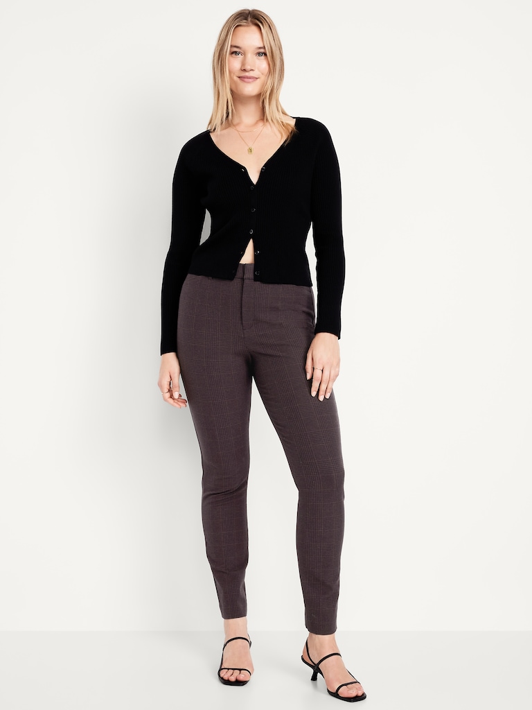 High-Waisted Pixie Skinny Ankle Pants