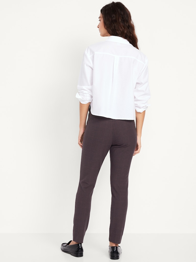 High-Waisted Pixie Skinny Ankle Pants