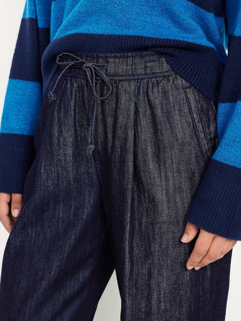 High-Waisted Billie Straight Ankle Trouser