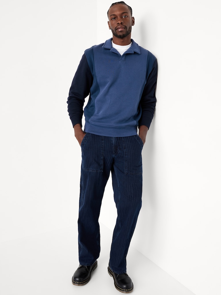 Rotation Fleece Color-Block Polo