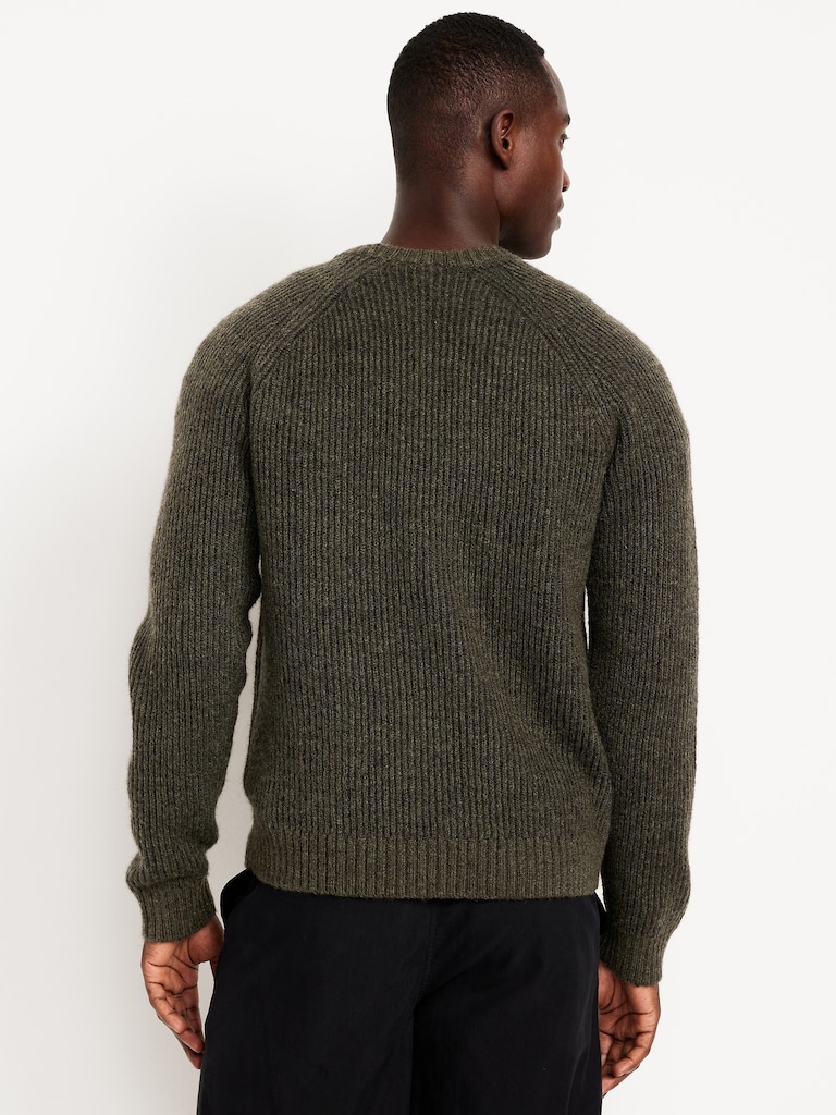 Wool-Blend Crew-Neck Sweater