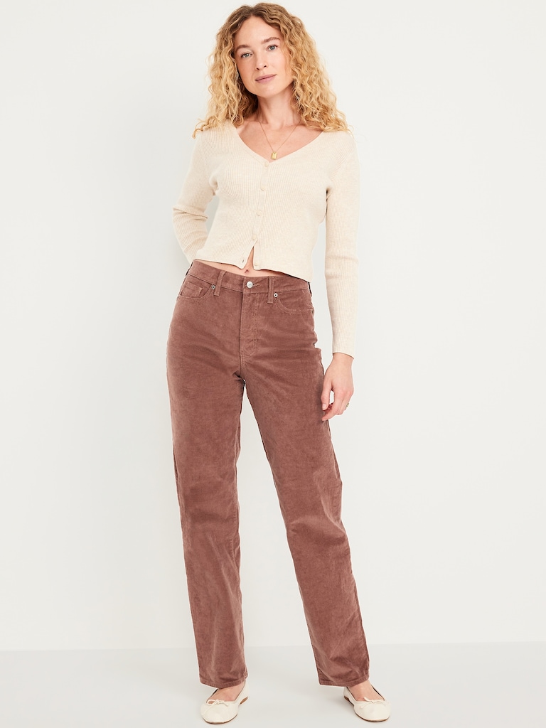 High-Waisted OG Loose Corduroy Pants