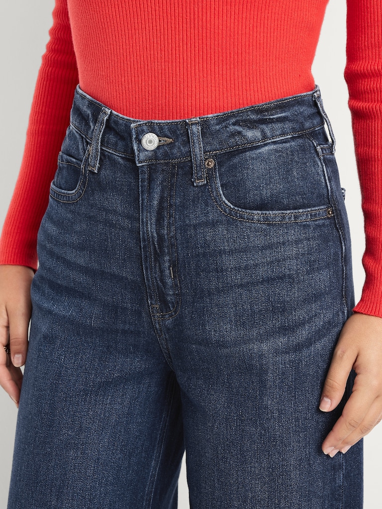 Extra High-Waisted Super Wide-Leg Jeans