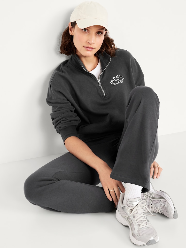 High-Waisted Fleece-Lined Flared Leggings