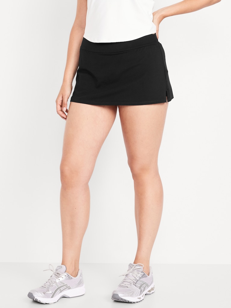 Mid-Rise StudioSmooth Mini Skort