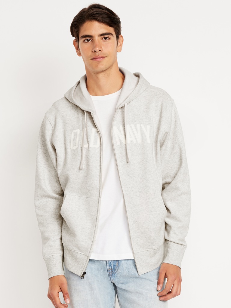 Loose Logo Zip Hoodie