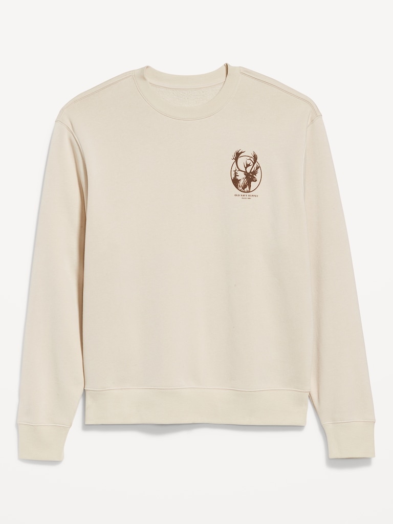 Oversized Essential Logo-Graphic Sweatshirt