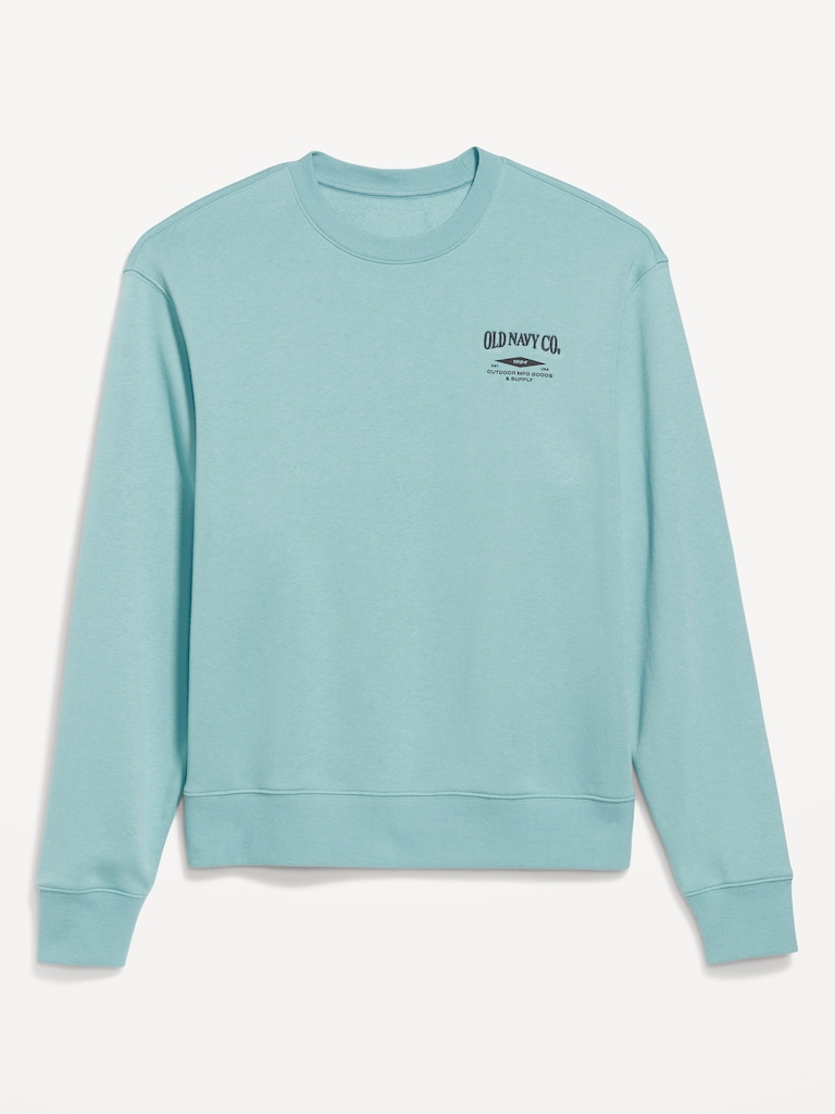 Oversized Essential Logo-Graphic Sweatshirt