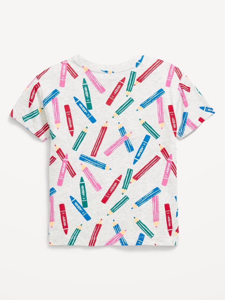 Printed Short-Sleeve T-Shirt for Toddler Girls