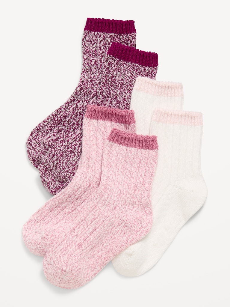 Marled Boot Socks 3-Pack for Toddler & Baby