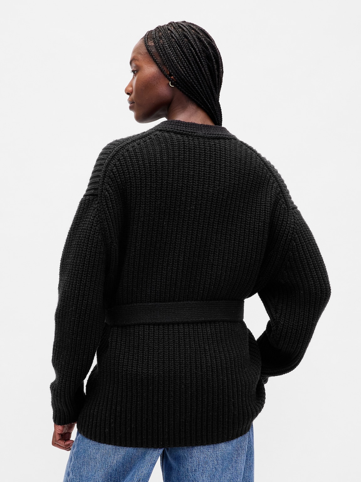Oversized Wrap Cardigan Sweater