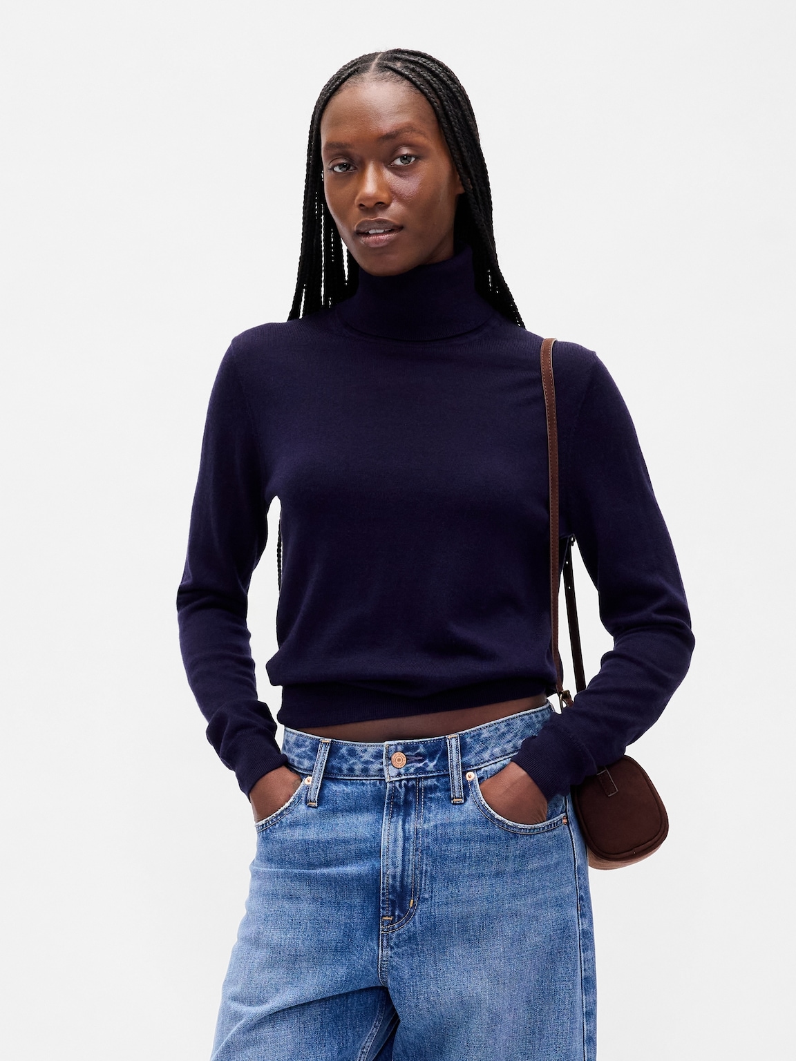 Vegan Suede Barrel Bag