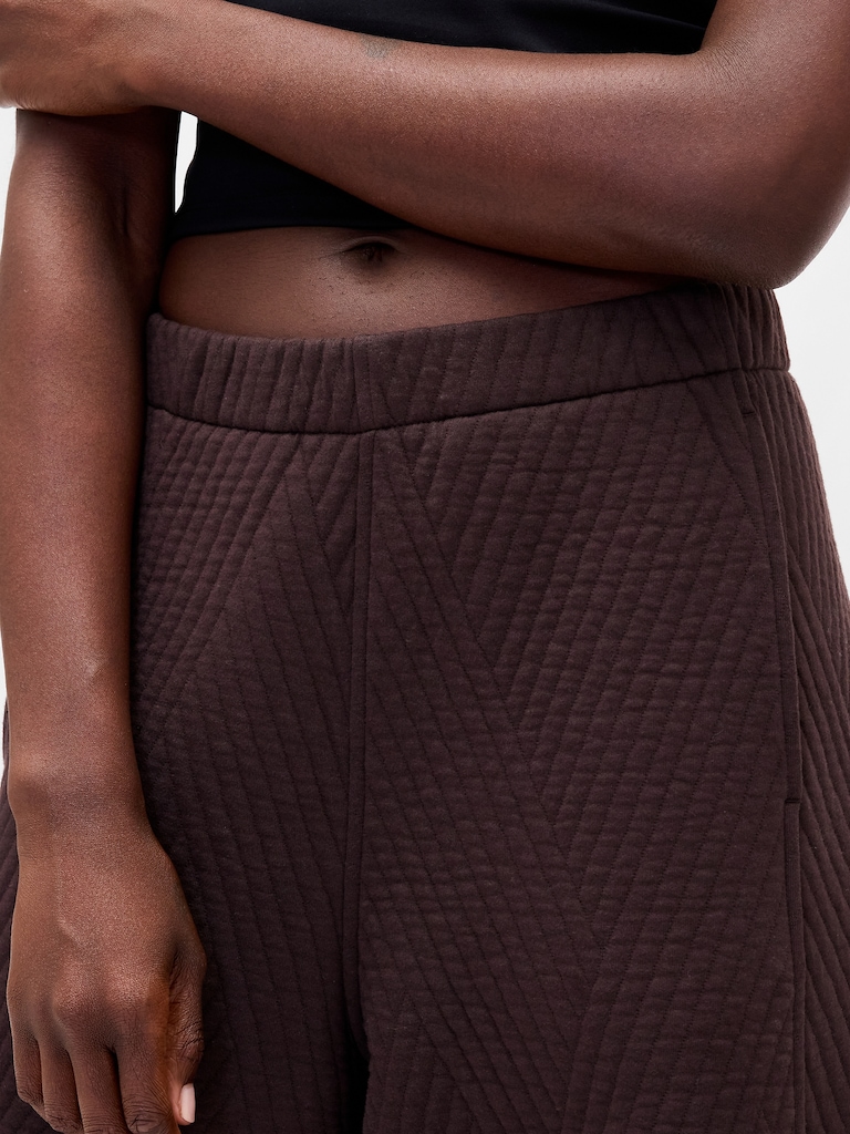 GapFit Quilted Jacquard Barrel Pants