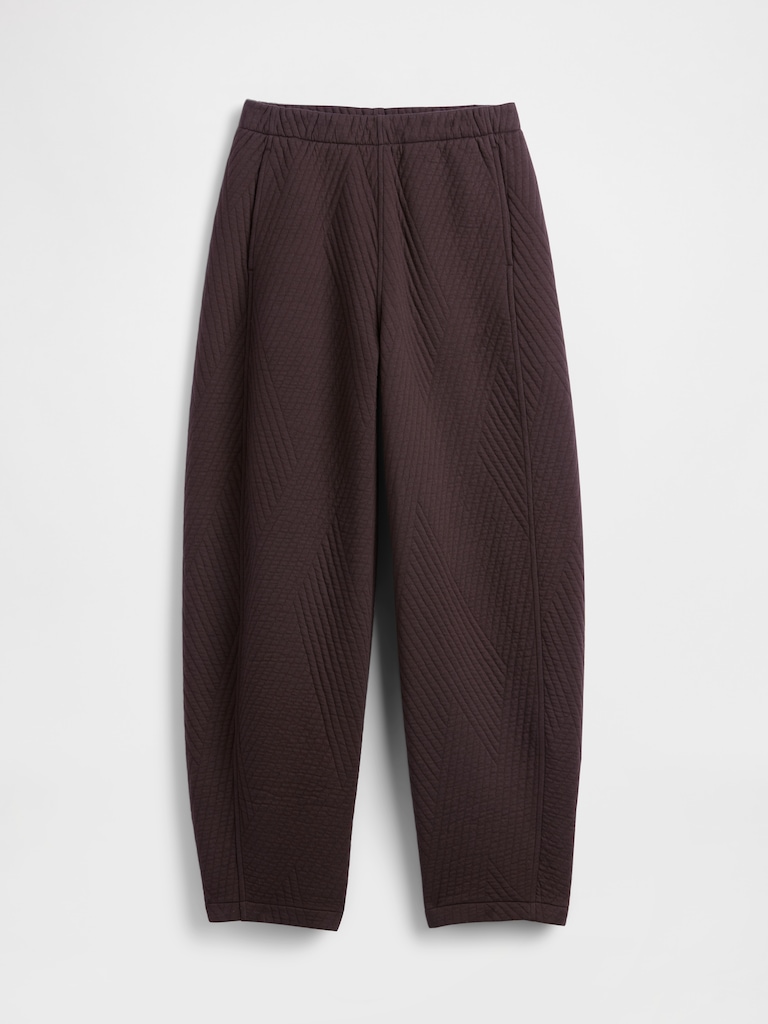 GapFit Quilted Jacquard Barrel Pants
