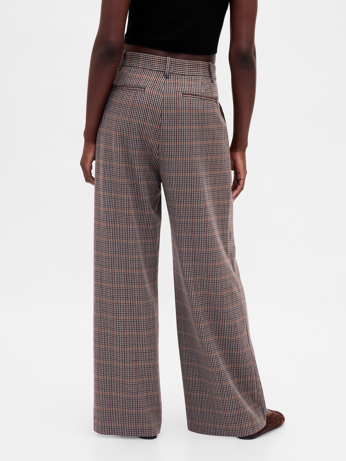 365 High Rise Brushed Twill Pleated Trousers