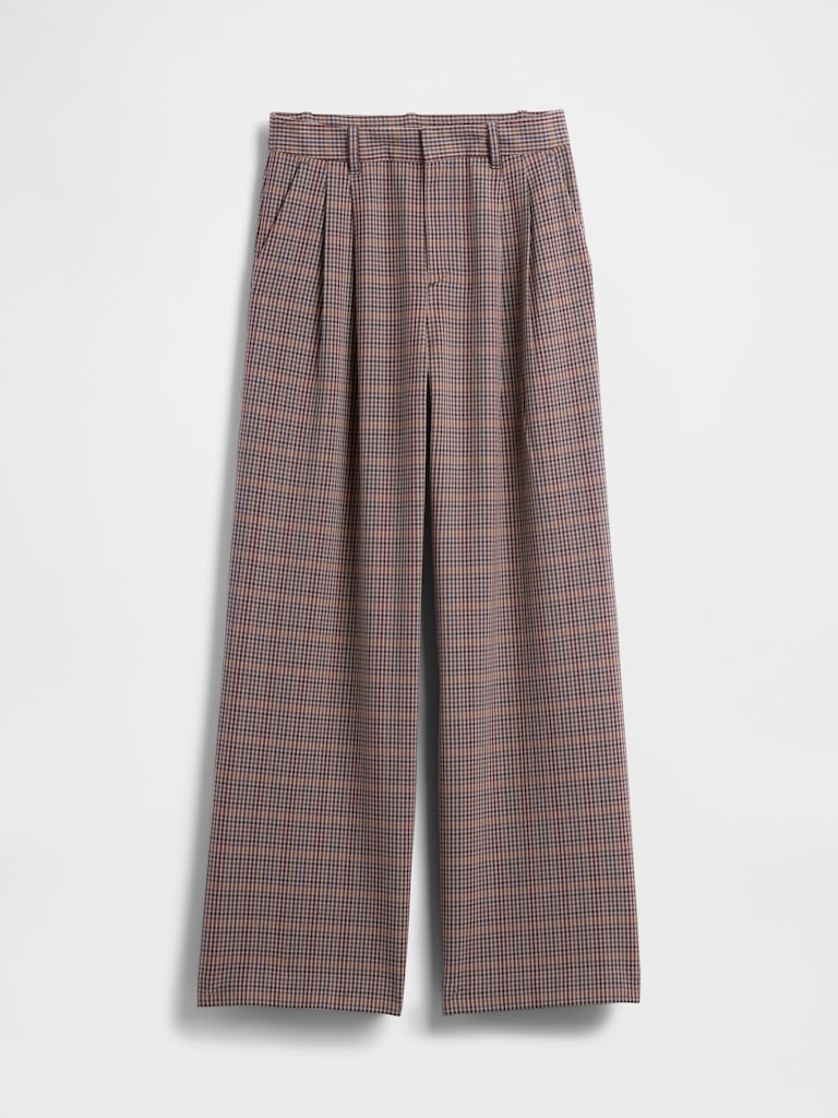 365 High Rise Brushed Twill Pleated Trousers