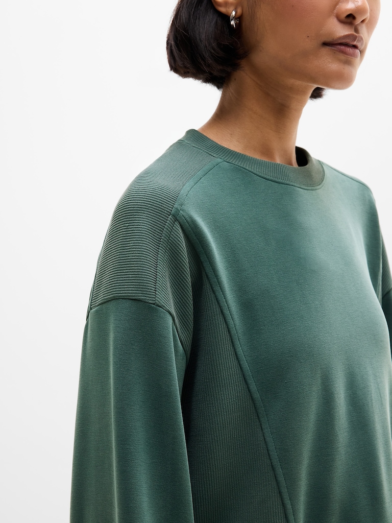 Seasoft Rib Crewneck Sweatshirt