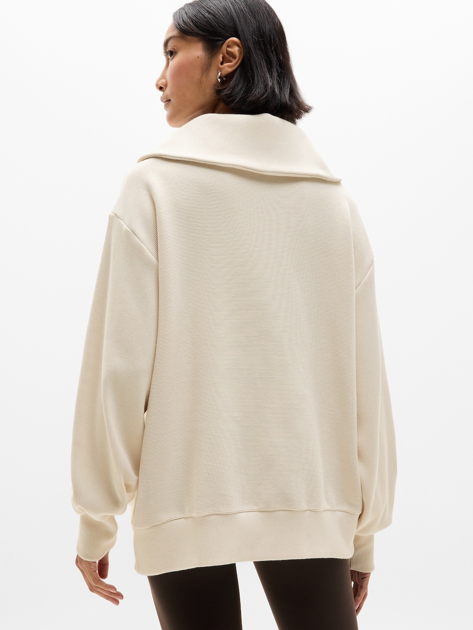 Ottoman Rib 1/4 Zip Sweatshirt