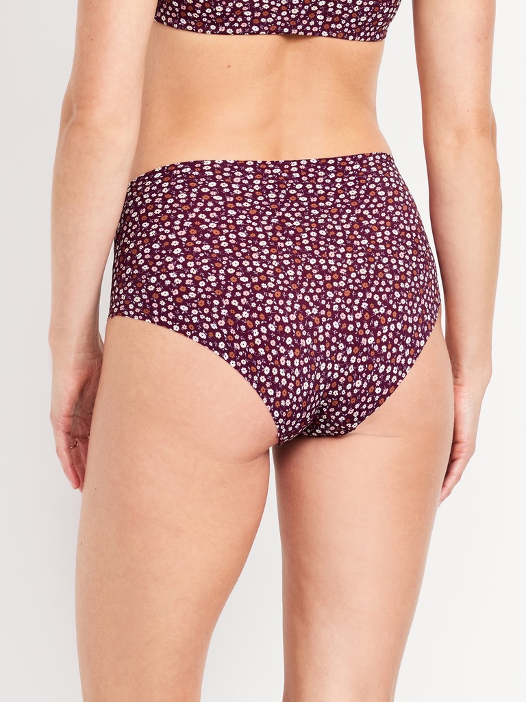 High-Waisted No-Show Brief Underwear 6-Pack