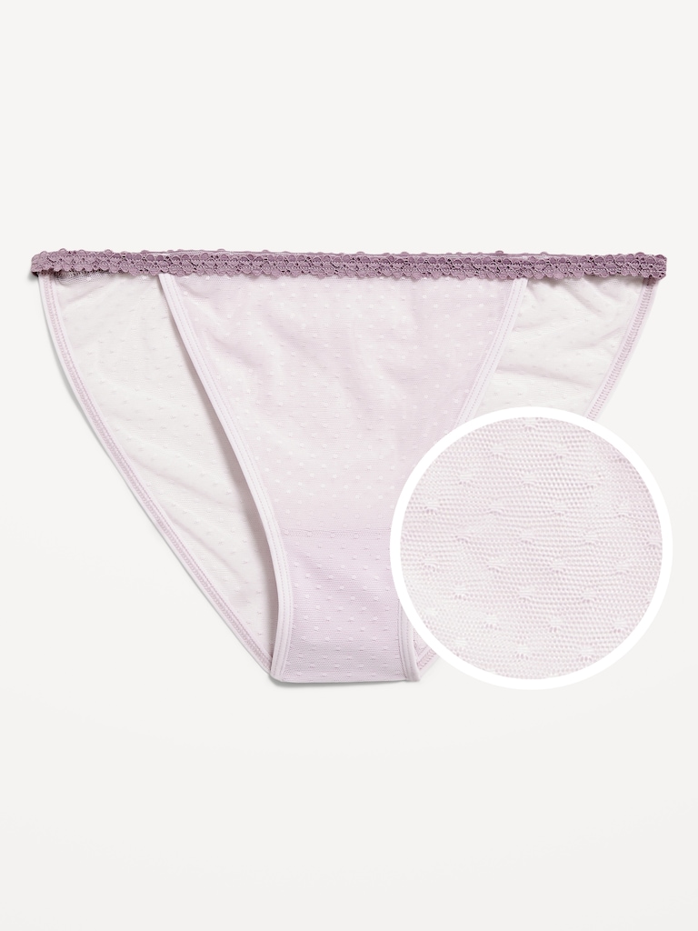 Mesh String Bikini Underwear