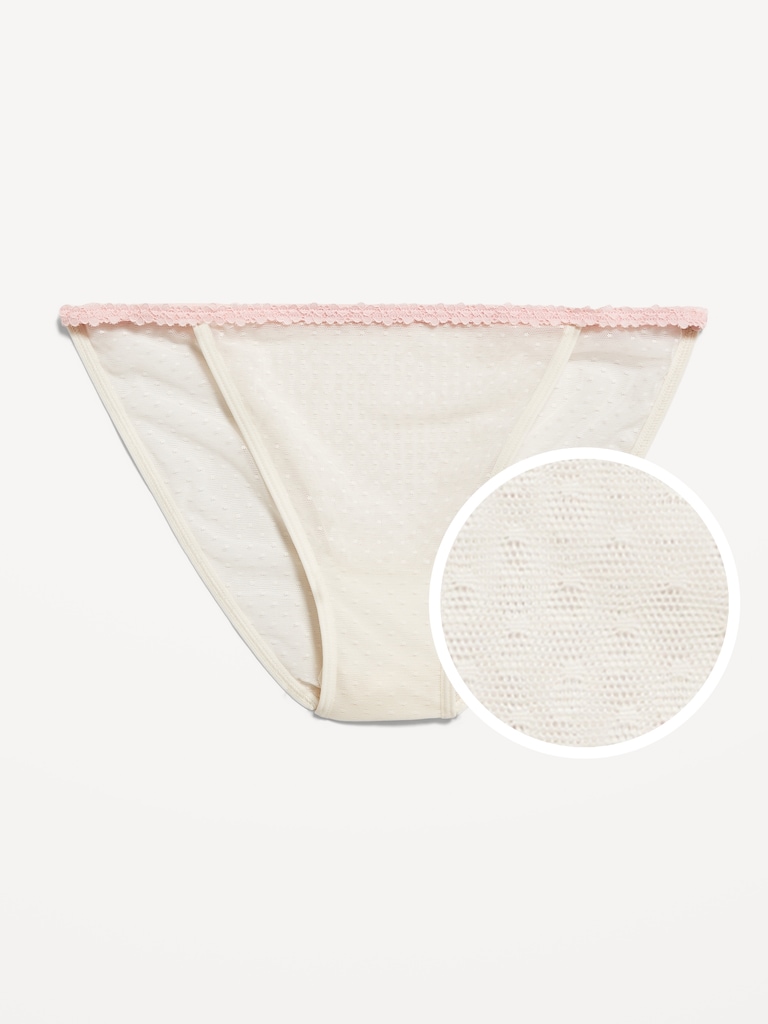 Mesh String Bikini Underwear