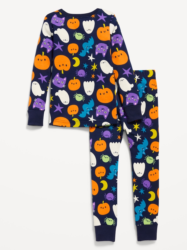 Printed Snug-Fit Pajama Set for Toddler & Baby