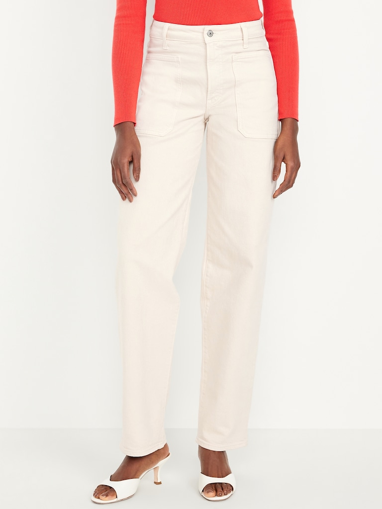 High-Waisted OG Loose Utility Jeans