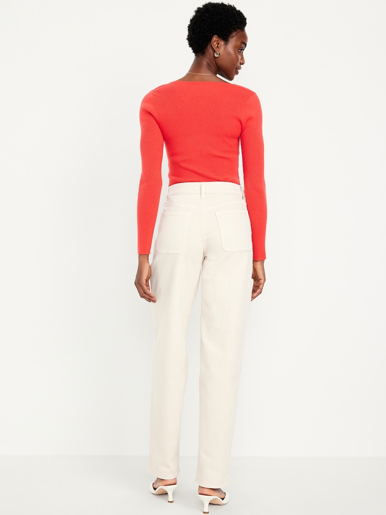 High-Waisted OG Loose Utility Jeans