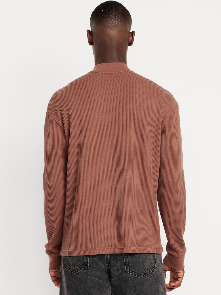 Heavyweight Long-Sleeve Waffle T-Shirt