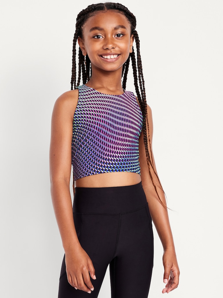 PowerSoft Longline Sports Bra for Girls