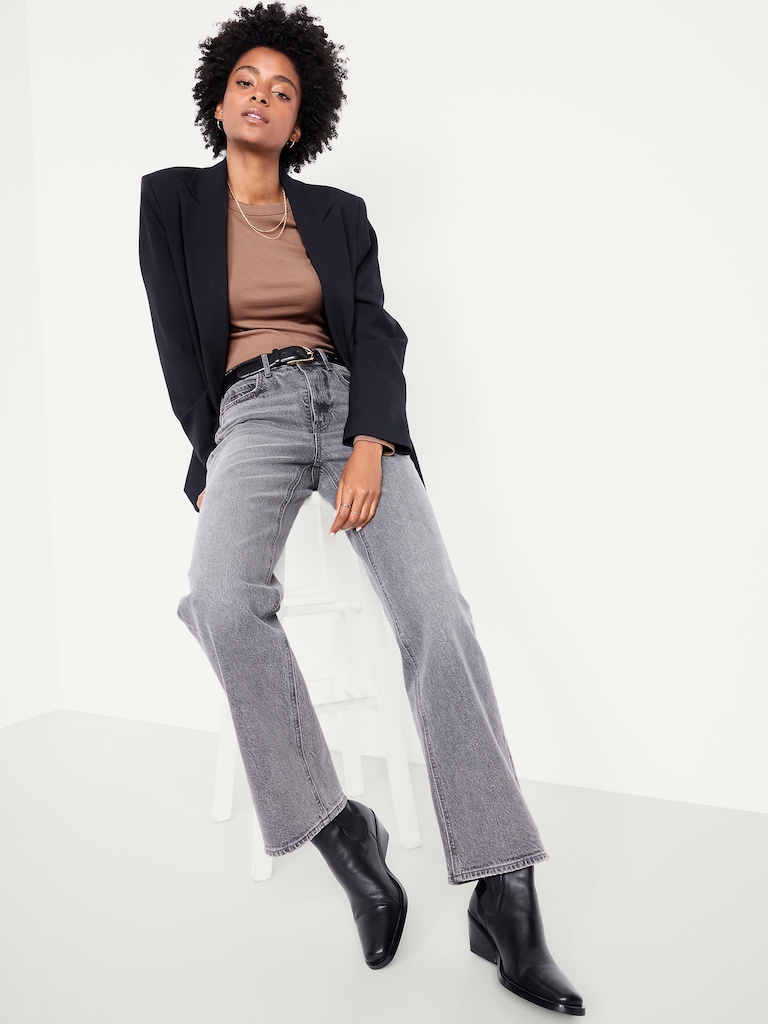 Snug Long-Sleeve Crew-Neck T-Shirt