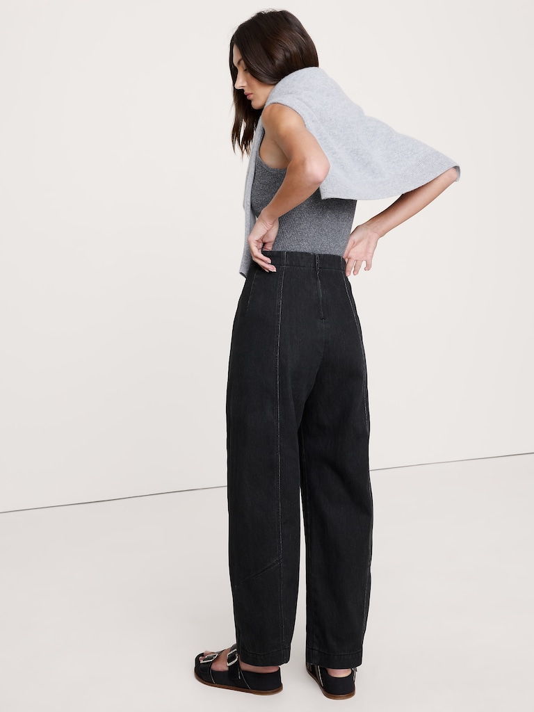 High-Rise Utility Barrel Pant
