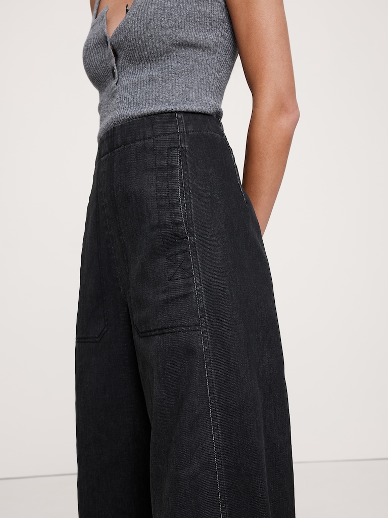 High-Rise Utility Barrel Pant