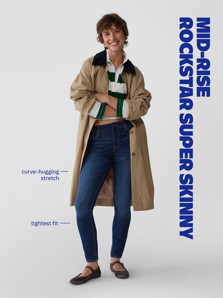 High-Waisted Rockstar Super-Skinny Jeans