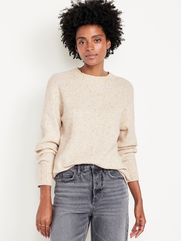 SoSoft Crew-Neck Tunic Sweater