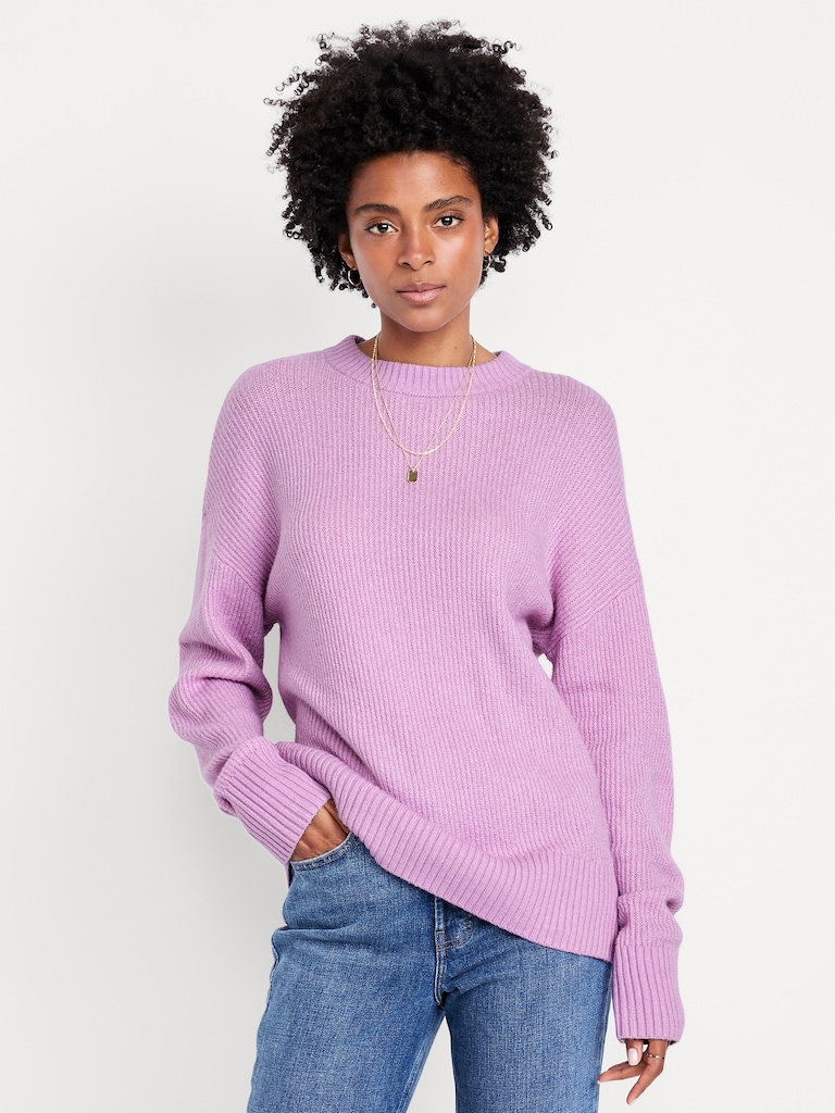 SoSoft Crew-Neck Tunic Sweater