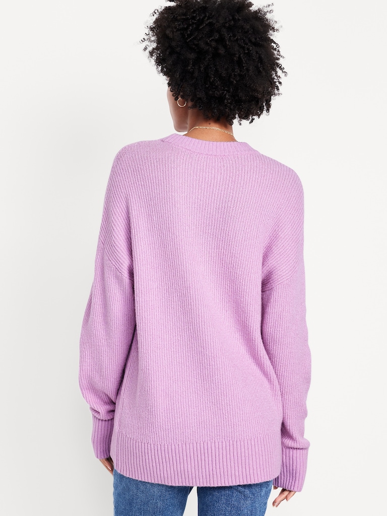 SoSoft Crew-Neck Tunic Sweater