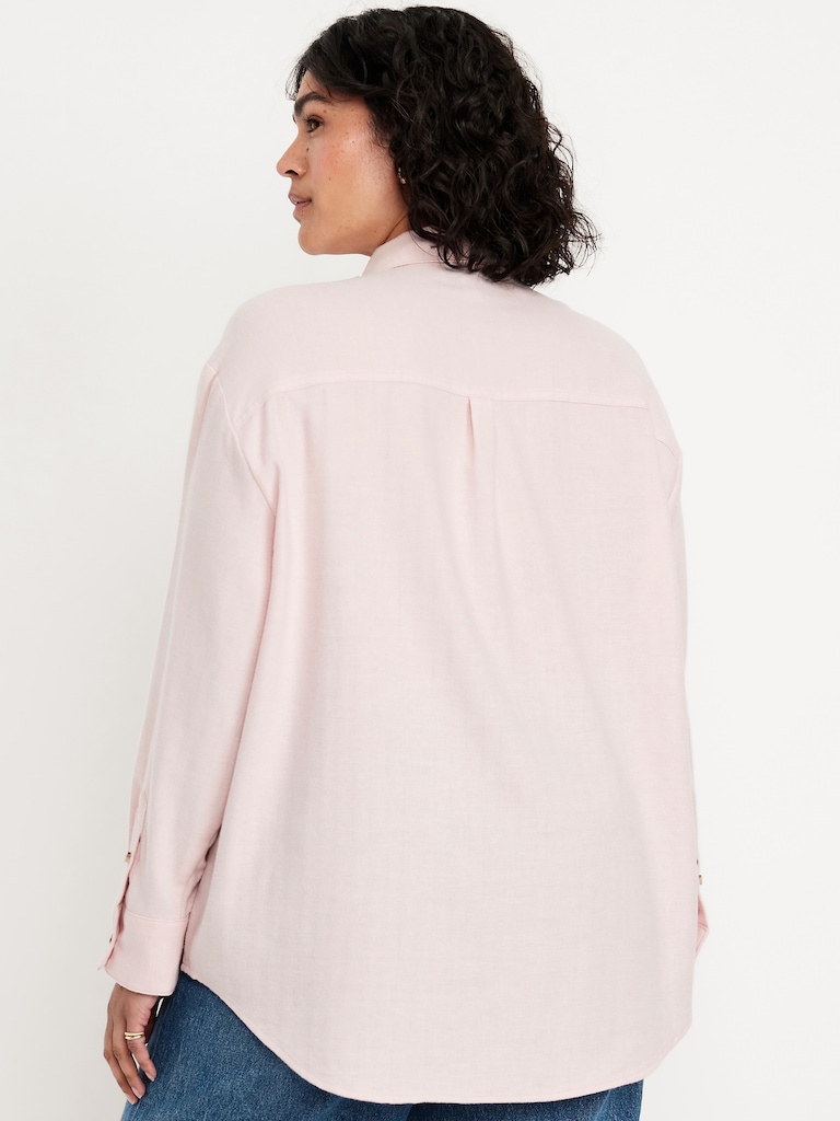 Button-Down Boyfriend Shirt