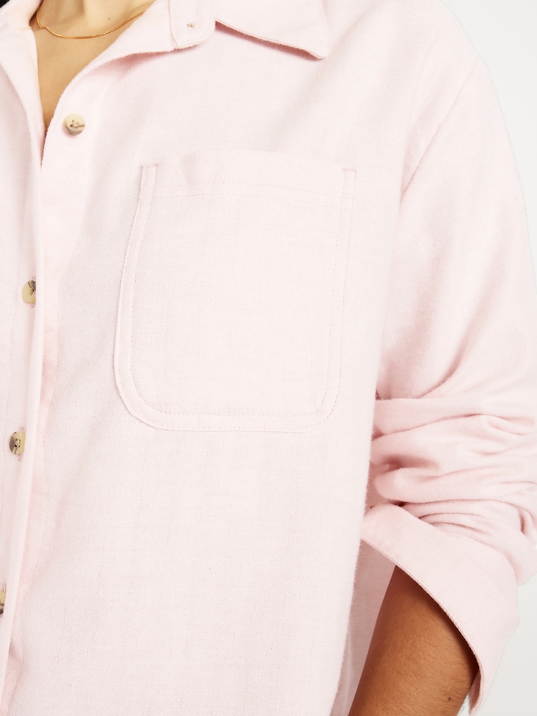 Button-Down Boyfriend Shirt