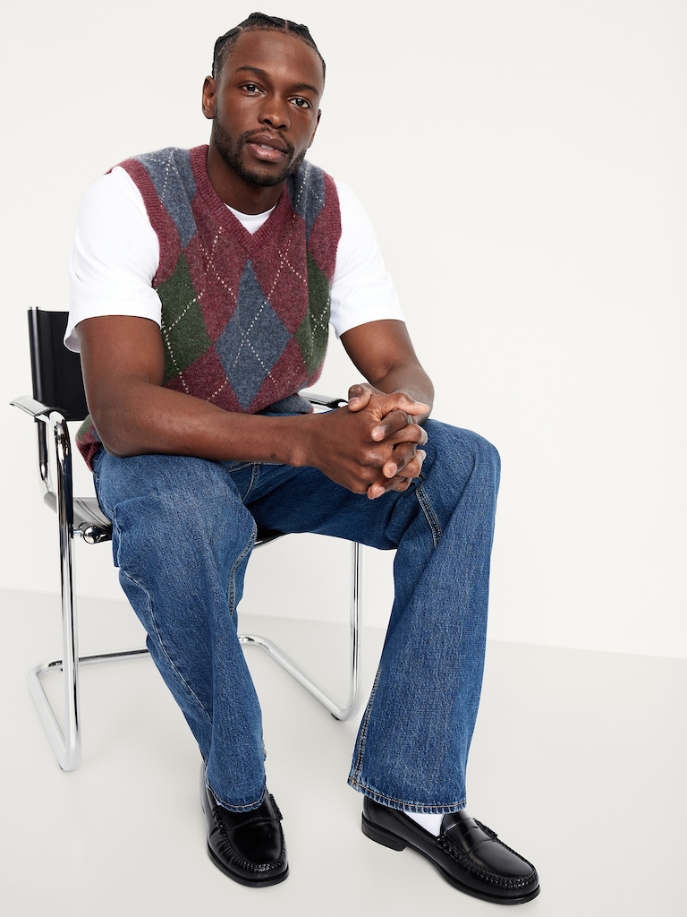 Wool-Blend Sweater Vest