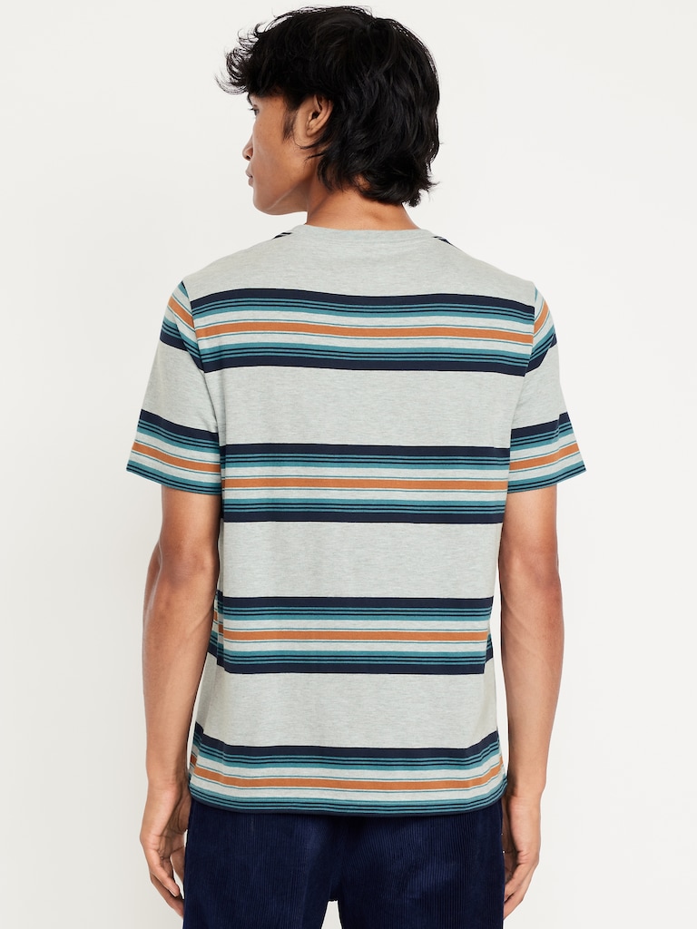 Crew-Neck Striped T-Shirt