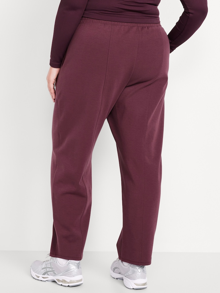 High-Waisted Dynamic Fleece Barrel Pants