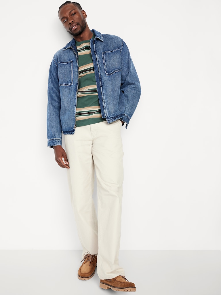 Crew-Neck Striped T-Shirt