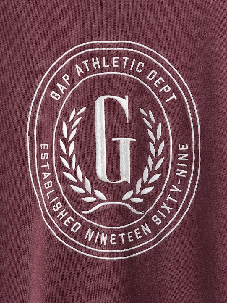VintageSoft Oversized Logo Sweatshirt