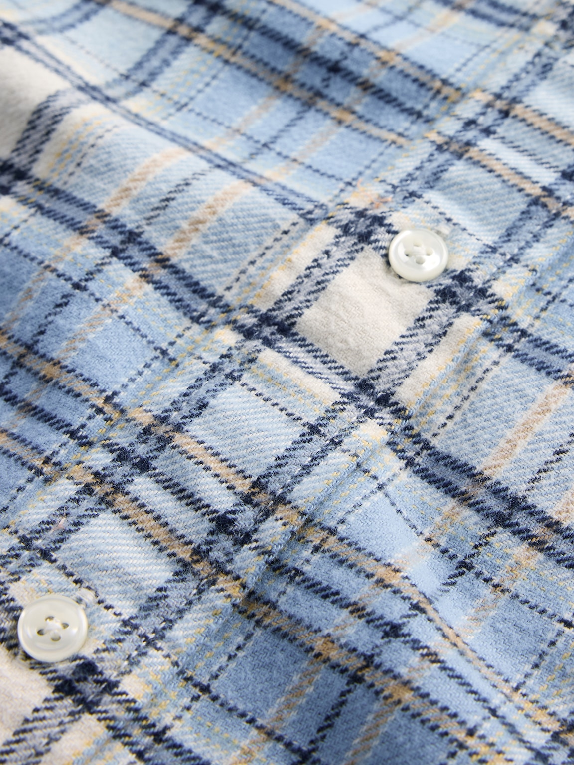 Organic Cotton Relaxed Flannel Shirt