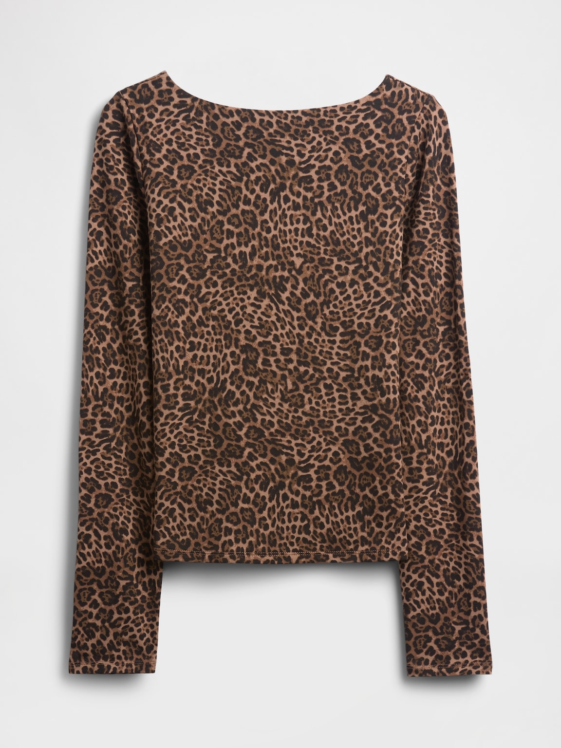 CloseKnit Jersey Boatneck Open-Back T-Shirt