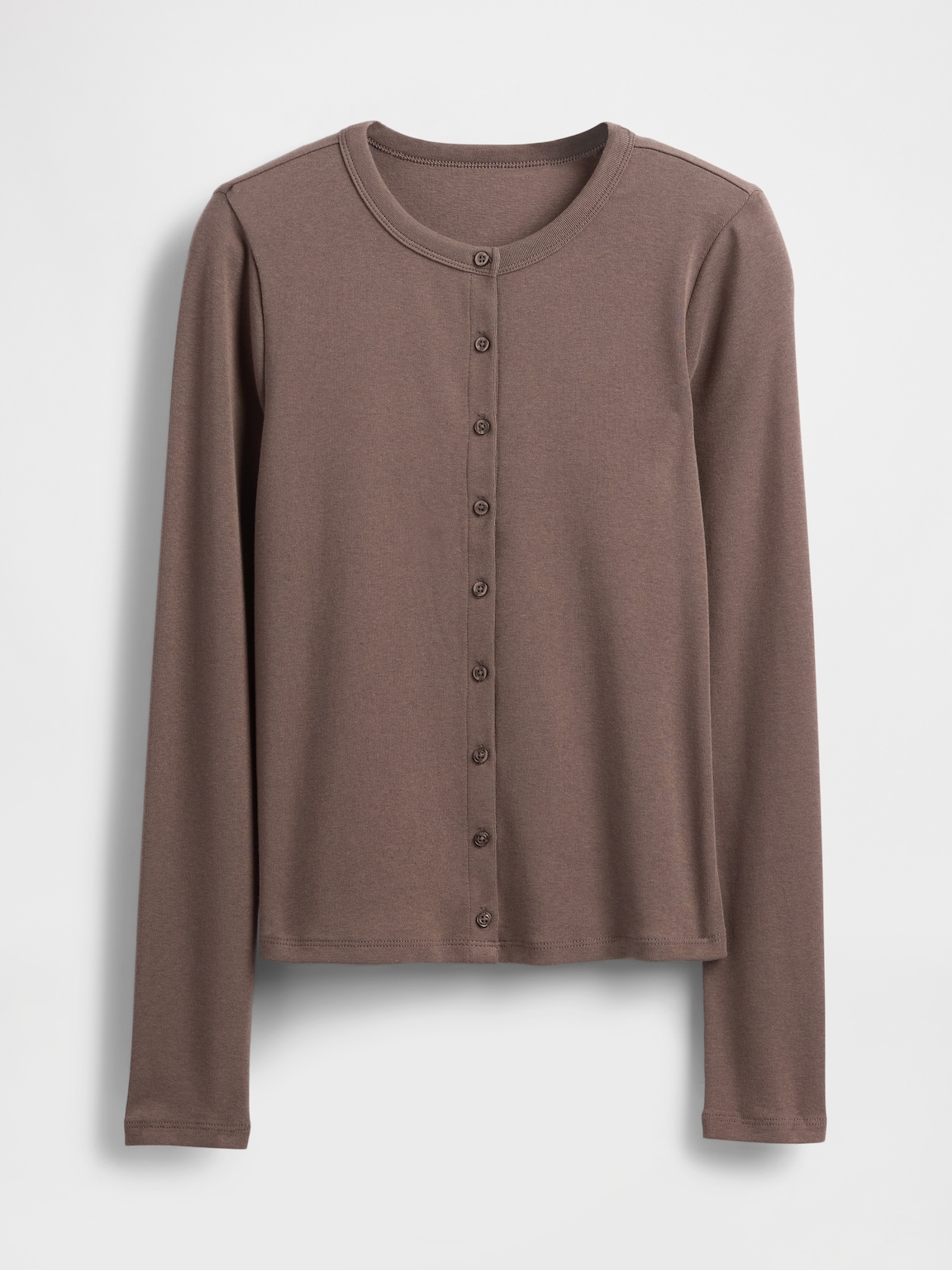 Modern Crewneck Cardigan