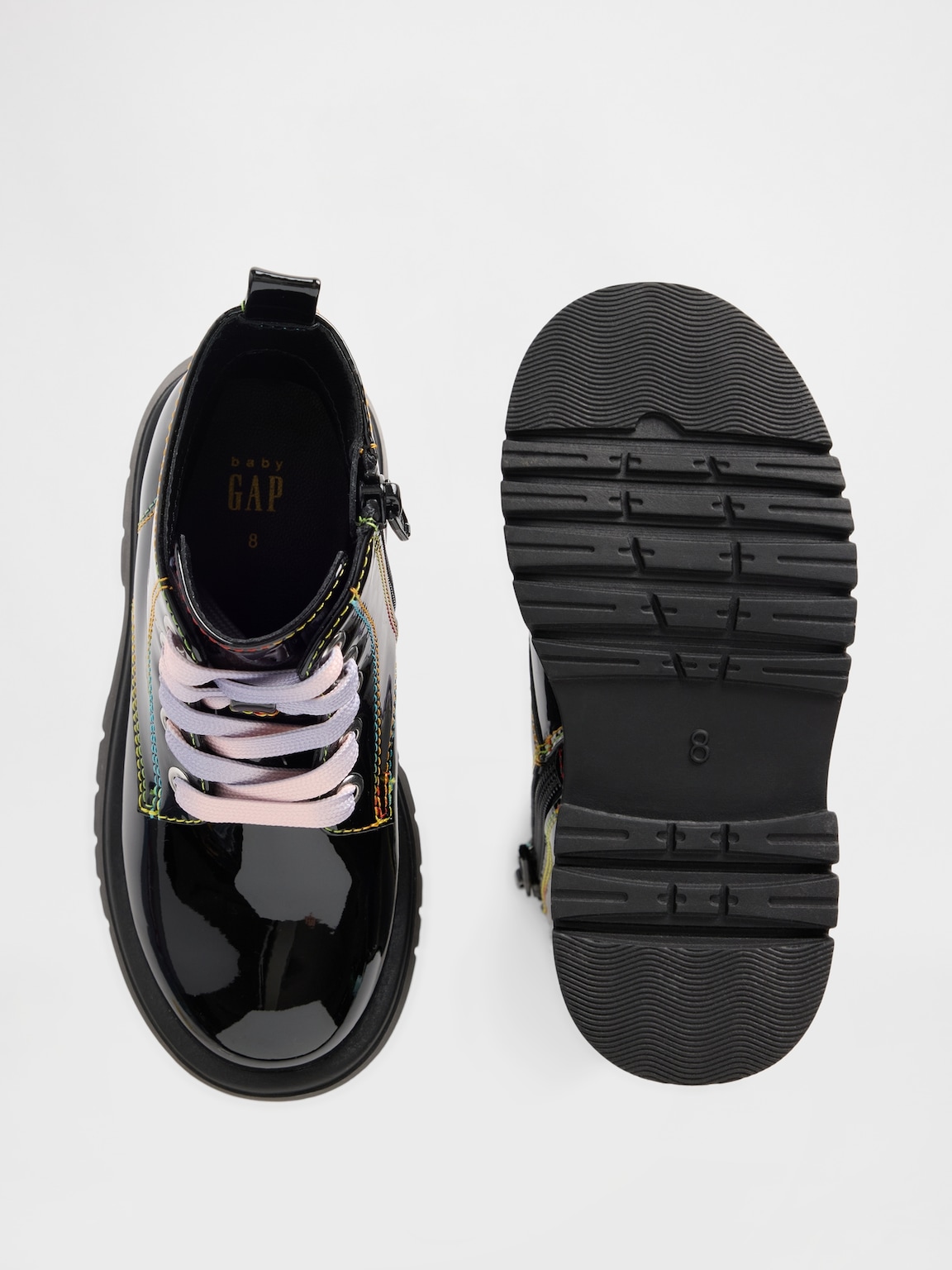 Gap × Disney Toddler Minnie Mouse Lace-Up Boots